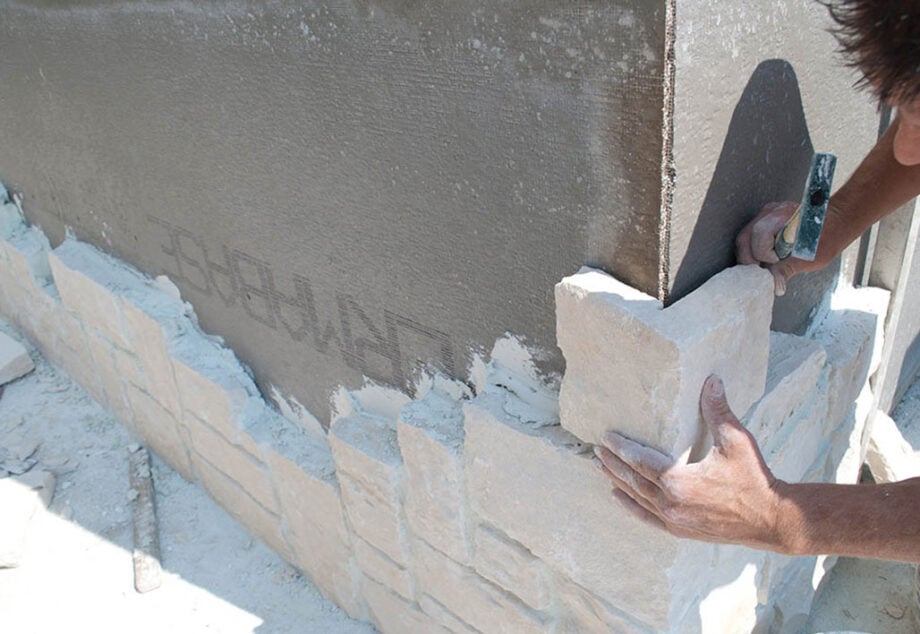 How to Install Natural Stone Veneer on Exterior Walls