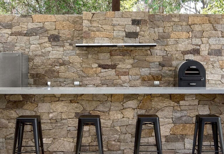 10 Stunning Stone Outdoor Kitchen Ideas | Natural Stone Veneer