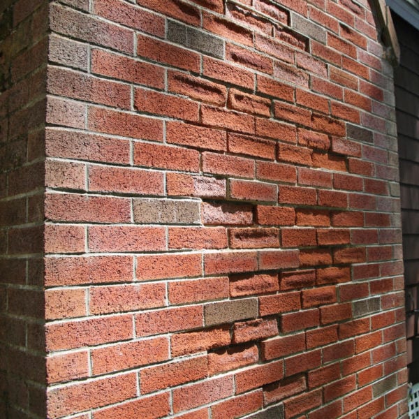 Damaged Fireplace Brick