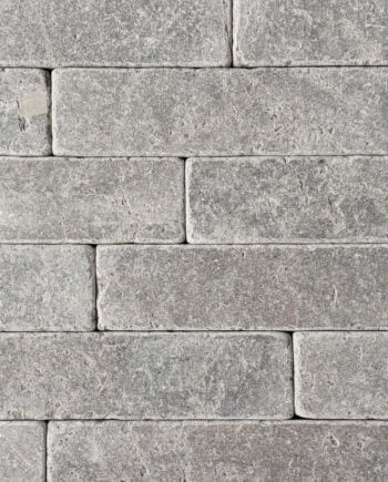 Silver Grey Ashford Tumbled Limestone Bricks for Floors and Walls